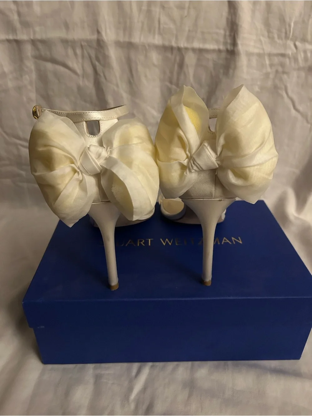 Stuart Weitzman used white